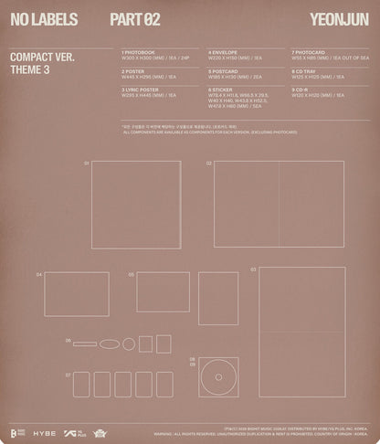 TXT YEONJUN - NO LABELS PART 02 Compact Ver