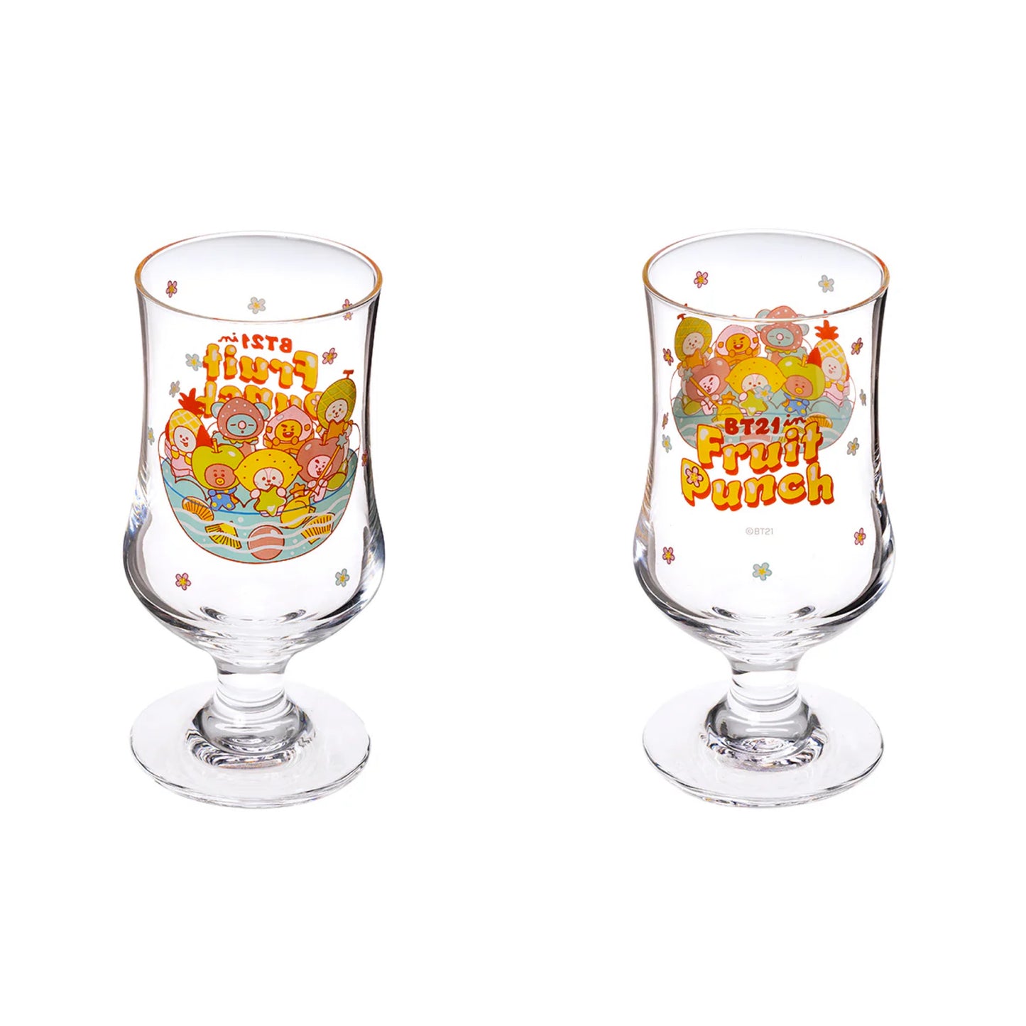 BT21 JAPAN Official Fruit Punch MD Glass/Cup/Bowl/Spoon