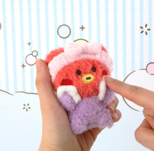 BT21 Minini Official Plush Keyring Bath Time Version