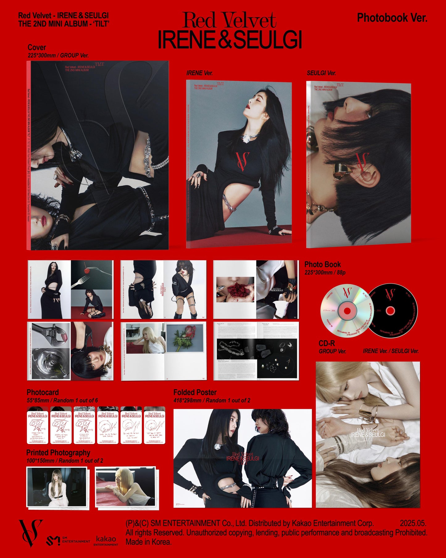 RED VELVET IRENE & SEULGI - TILT 2nd Mini Album Photobook Ver