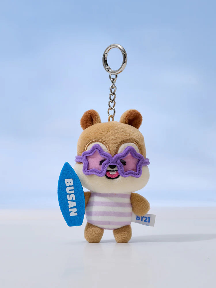 BT21 Official BUSAN VACATION Plush Keyring (Pre-Order)