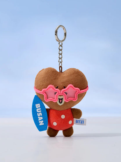 BT21 Official BUSAN VACATION Plush Keyring (Pre-Order)