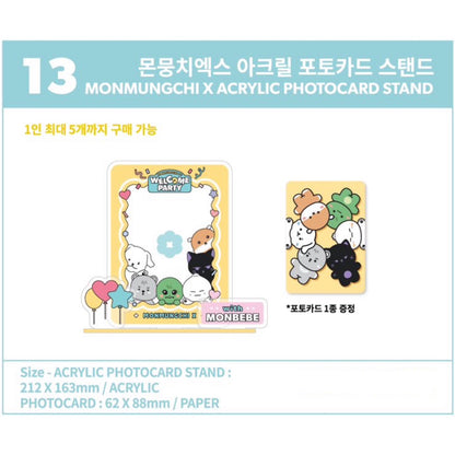 MONSTA X - MONMUNGCHI X : WELCOME PARTY Pop Up Store Official MD