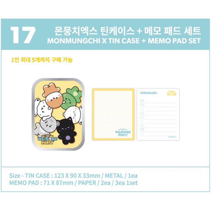 MONSTA X - MONMUNGCHI X : WELCOME PARTY Pop Up Store Official MD