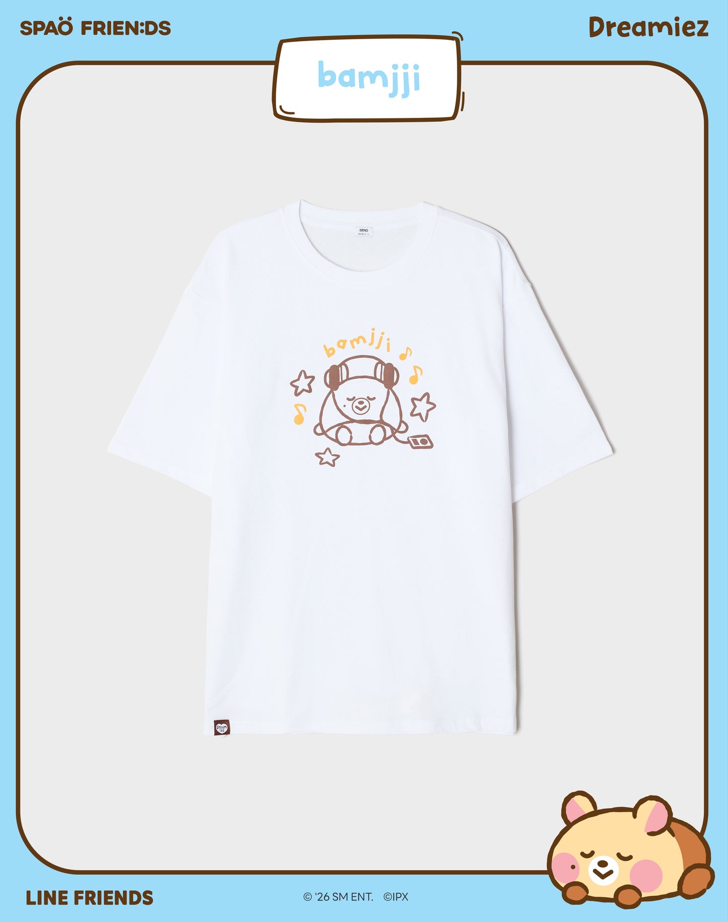 SPAO x DREAMIEZ Collection Official MD T-SHIRT (PRE ORDER AUGUST 2026)