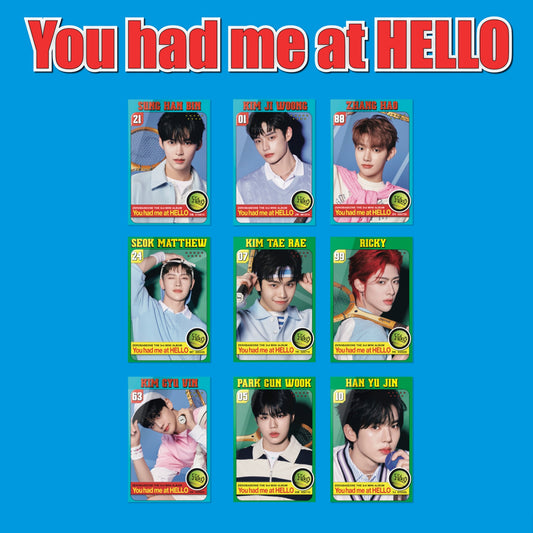 ZEROBASEONE ZB1 - YOU HAD ME AT HELLO 3rd Mini Album Zero Rose Poca Version