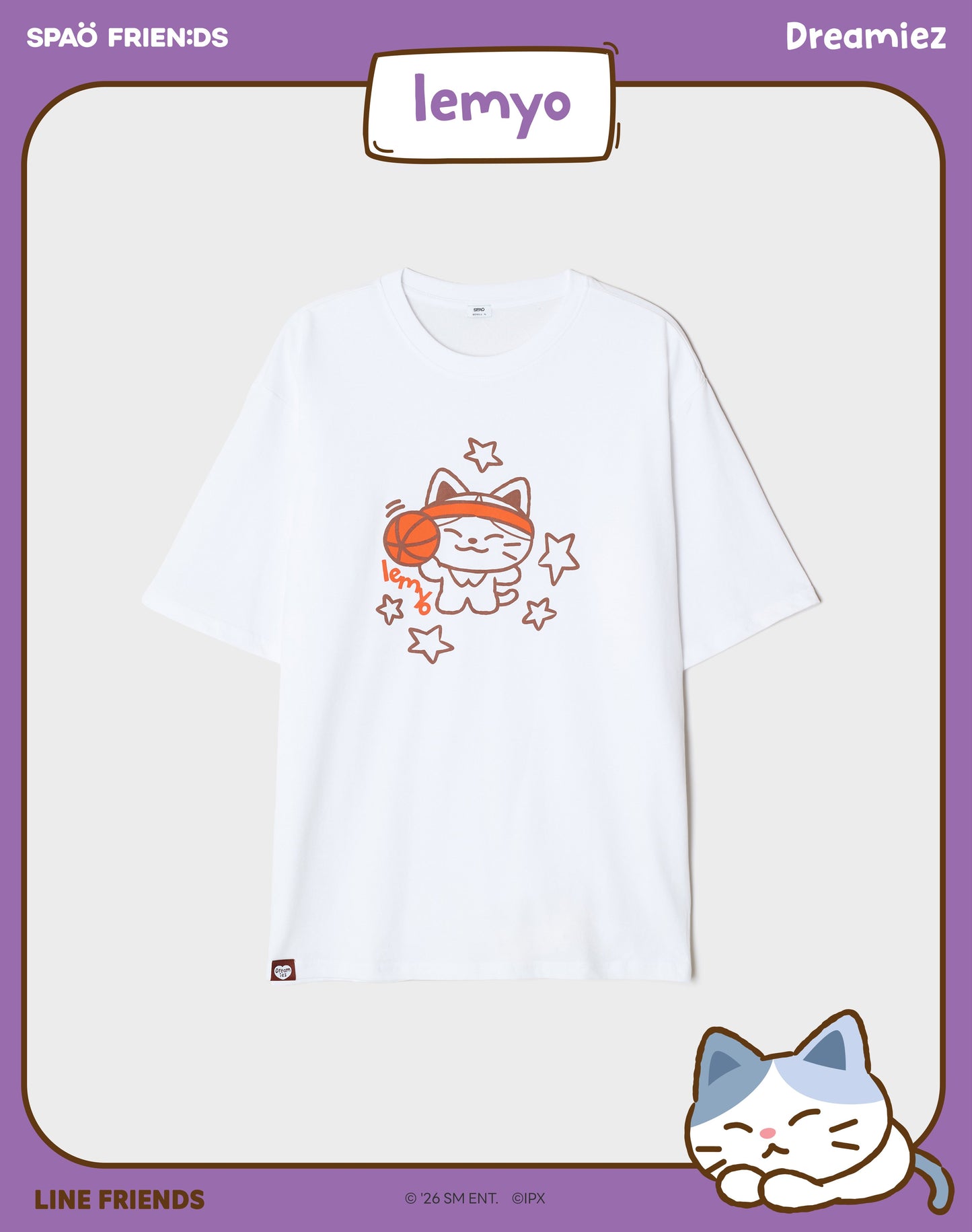 SPAO x DREAMIEZ Collection Official MD T-SHIRT (PRE ORDER AUGUST 2026)