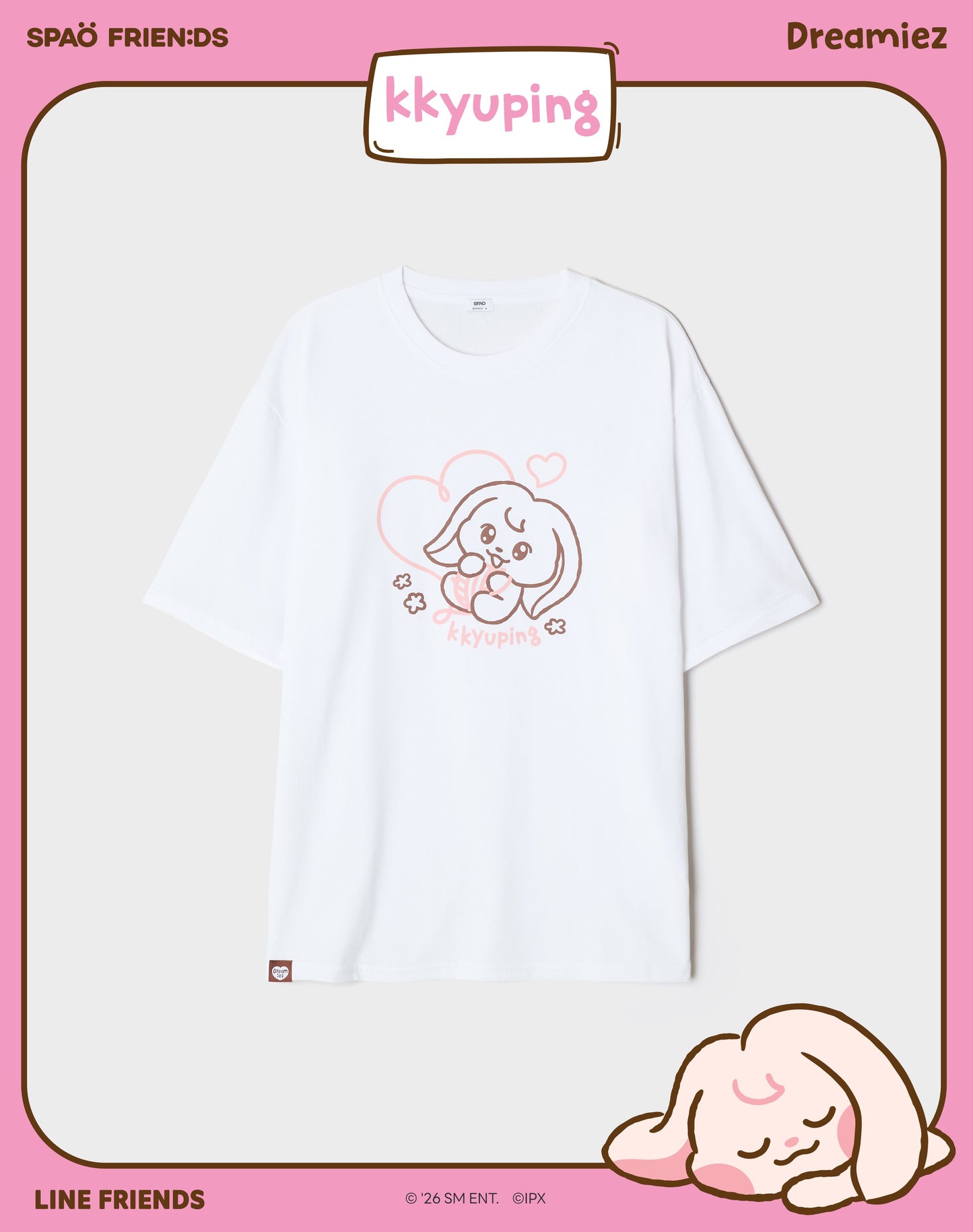 SPAO x DREAMIEZ Collection Official MD T-SHIRT (PRE ORDER AUGUST 2026)