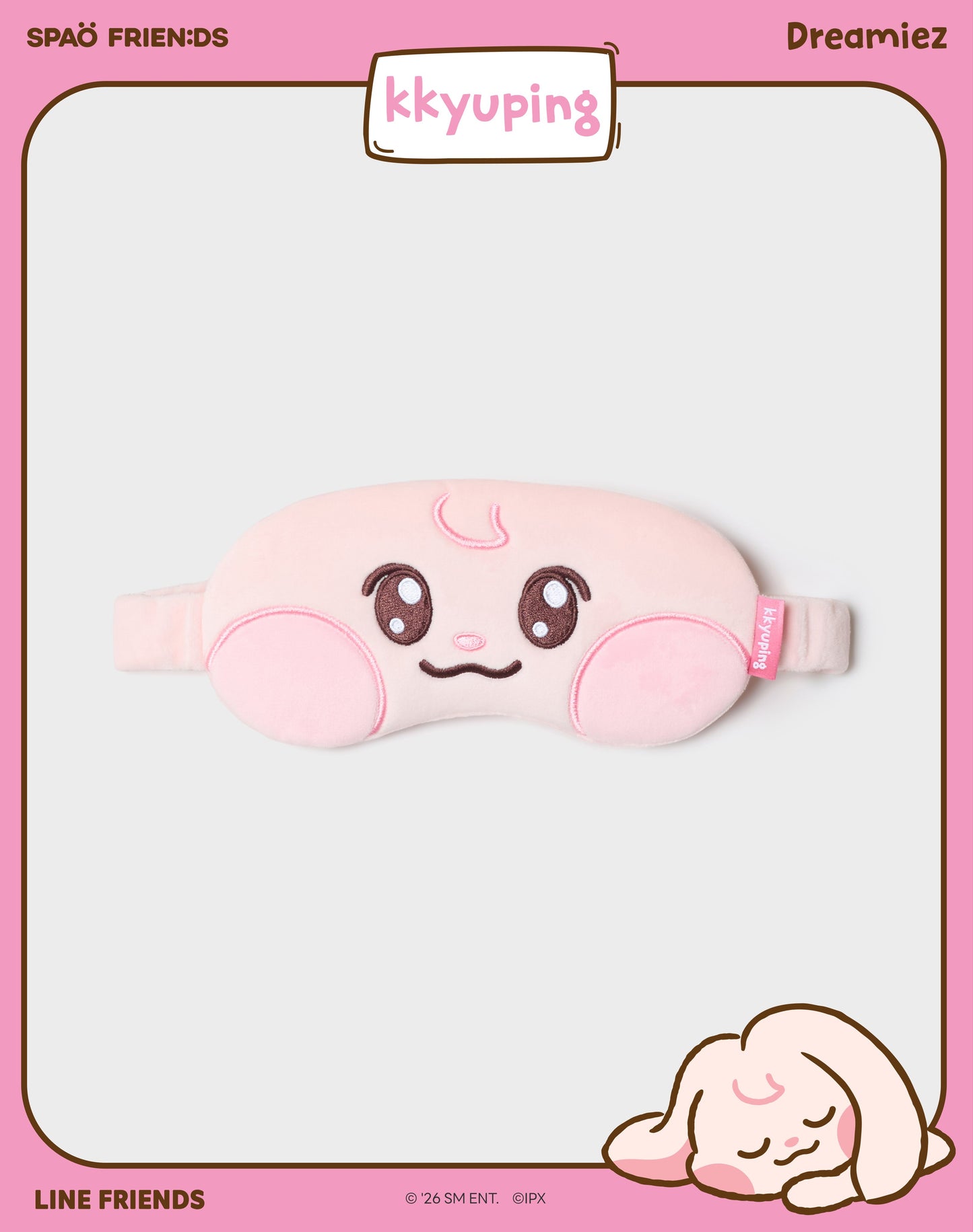 SPAO x DREAMIEZ Collection Official MD Sleep Mask (PRE ORDER AUGUST 2026)