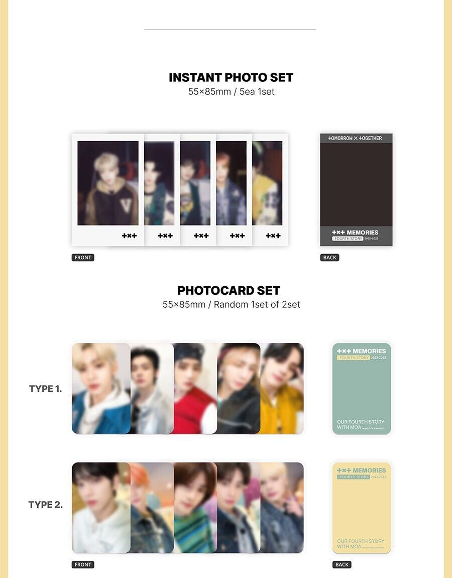 TXT TOMORROW X TOGETHER - Memories : Fourth Story Digital Code