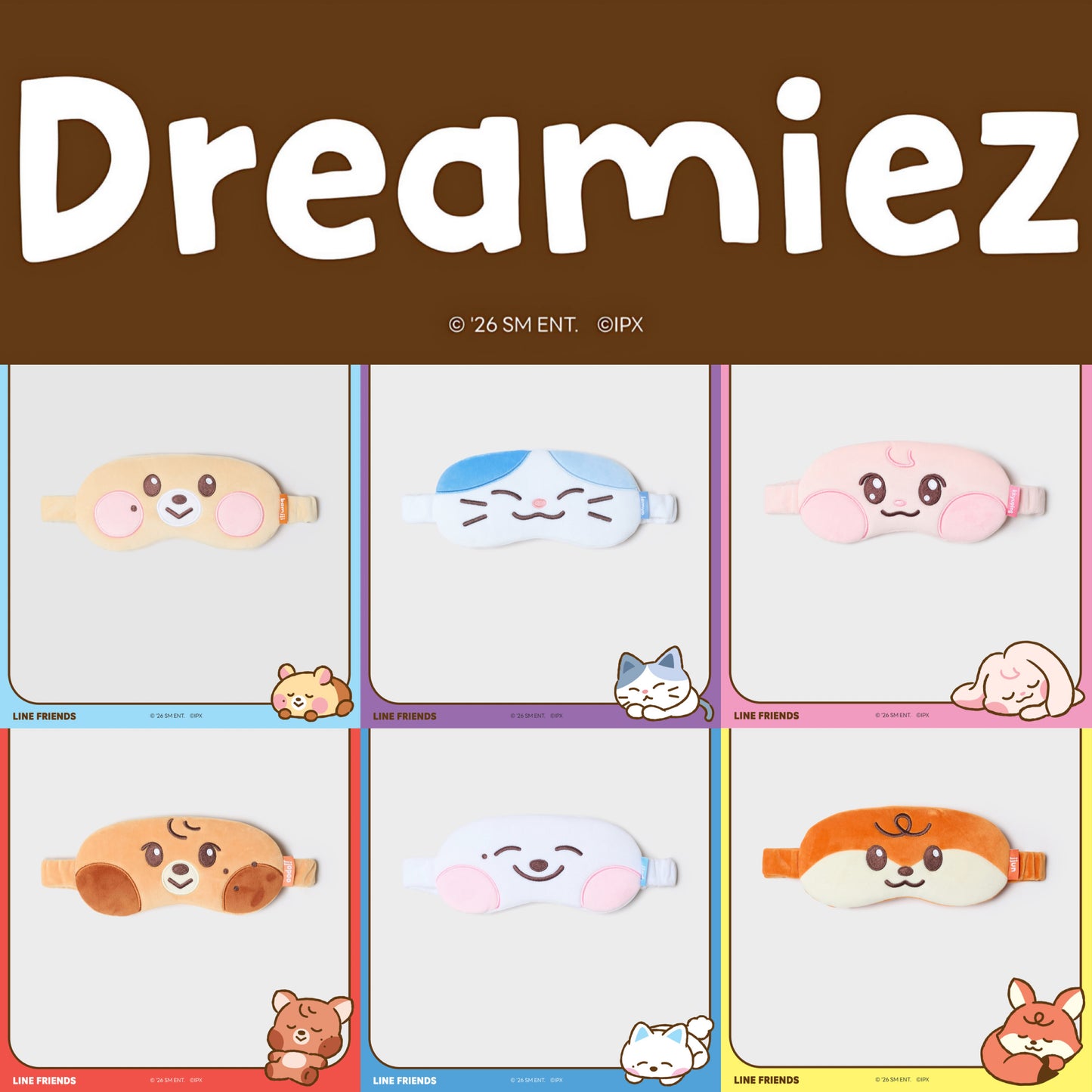 SPAO x DREAMIEZ Collection Official MD Sleep Mask (PRE ORDER AUGUST 2026)