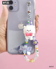 BT21 minini Official Beads Strap Keyring Lovely Ver