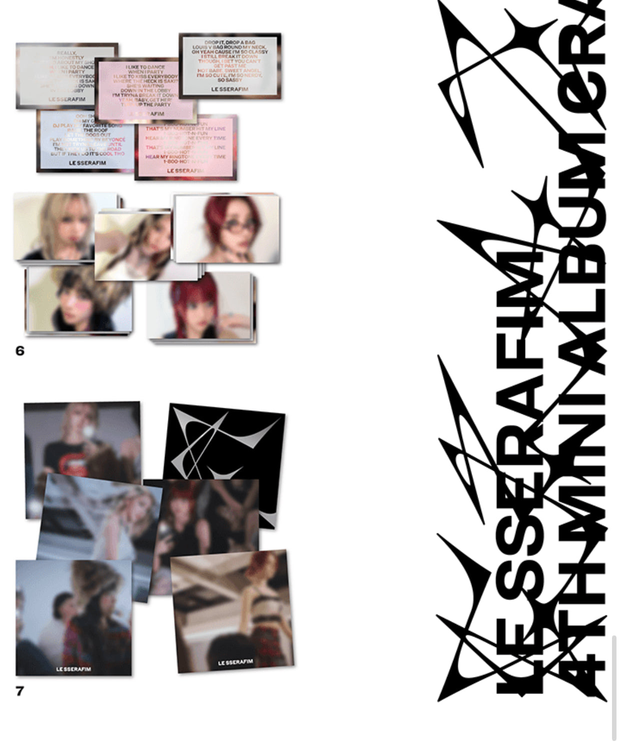 LE SSERAFIM - CRAZY 4th Mini Album COMPACT Ver