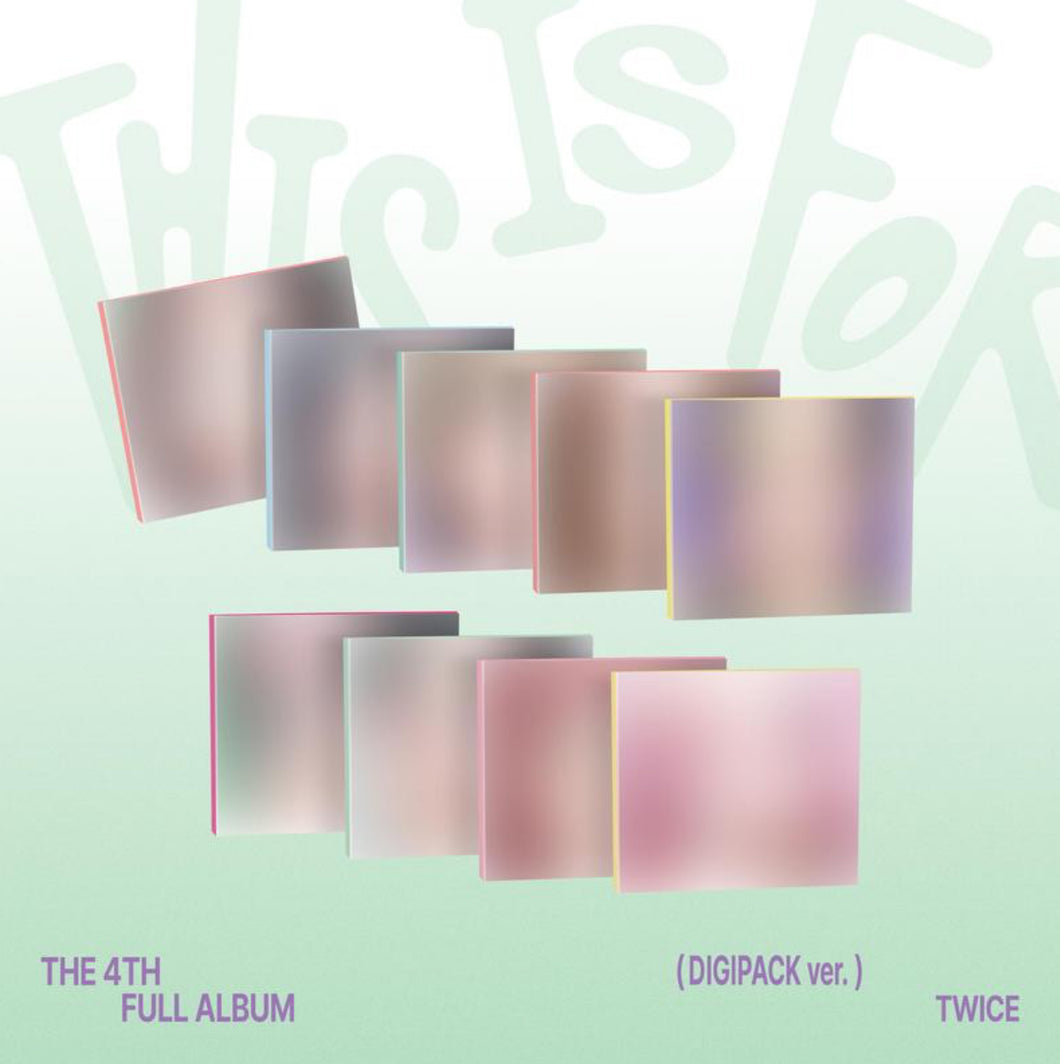 TWICE - THIS IS FOR 4th Album Digipack Ver