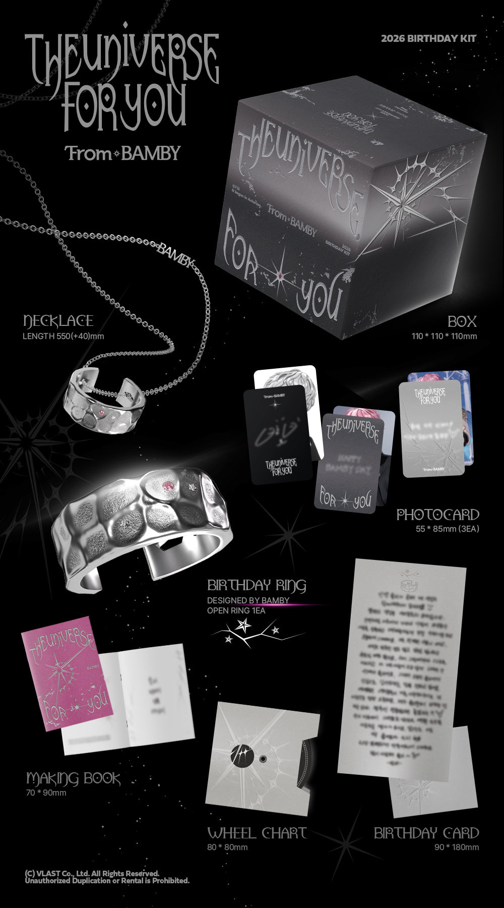 PLAVE 2026 BIRTHDAY KIT ウノ 未開封 PLAVE 2026 BIRTHDAY KIT The Universe For You from BAMBY Official
