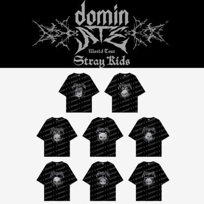 STRAY KIDS Official EVIL SKZOO T-SHIRT World Tour dominATE
