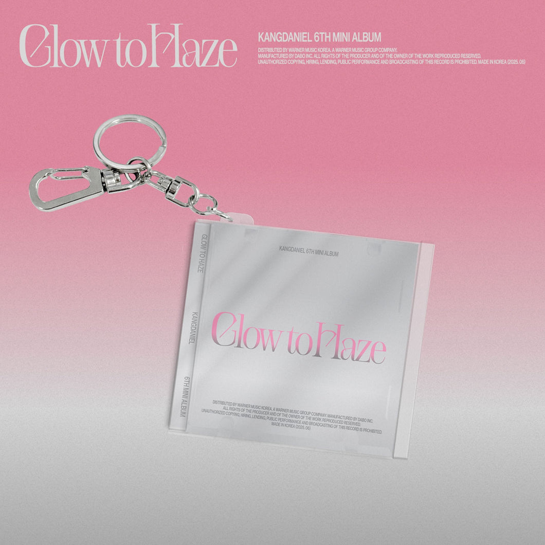 KANG DANIEL - GLOW TO HAZE 6th Mini Album MINI CD KEYRING Ver