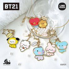 BT21 Official Minini Metal YuraYura Moving Keychain - K-STAR