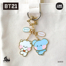 BT21 Official Minini Metal YuraYura Moving Keychain - K-STAR