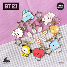 BT21 Official Minini Metal YuraYura Moving Keychain - K-STAR