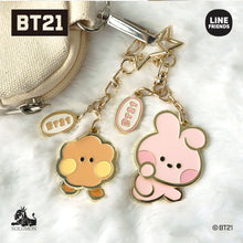 BT21 Official Minini Metal YuraYura Moving Keychain - K-STAR