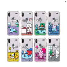 [LINE X BT21] Roomies Clear Slim Bumper Case