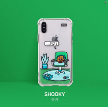 [LINE X BT21] Roomies Clear Slim Bumper Case