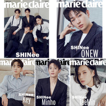 Marie Claire Magazine August SHINee Cover Group/Individual