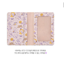 [LINE X BT21] BT21 Baby My Little Buddy Leather Patch Card Case
