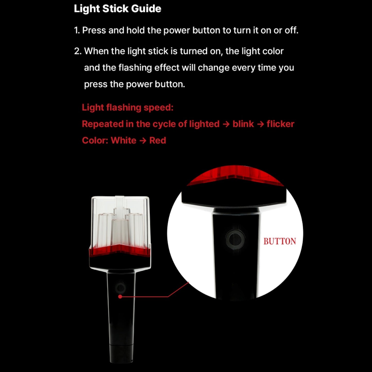BAEKHO Official Light Stick