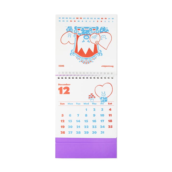 [LINE X BT21] BT21 2022 Desktop Calendar