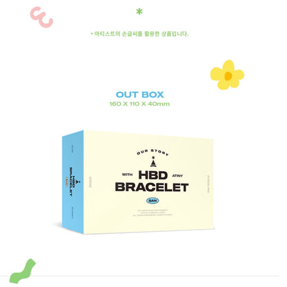 ATEEZ Official Our Story HBD Bracelet SAN