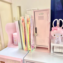 Cute Storage Mini Pink Locker for Desktop