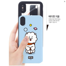 [LINE X BT21] Card + Mirror Guard Up Case For iPhone and Samsung (Free Shipping)
