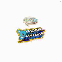 [LINE X BT21] Wappen Metal Badge (2ea)