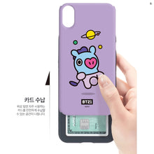 [LINE X BT21] Card + Mirror Guard Up Case For iPhone and Samsung (Free Shipping)