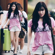 Tiffany Hwang's Style Pink Shirt