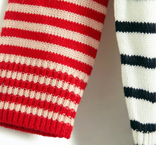 Jinyoung's Style Striped Sweatshirt