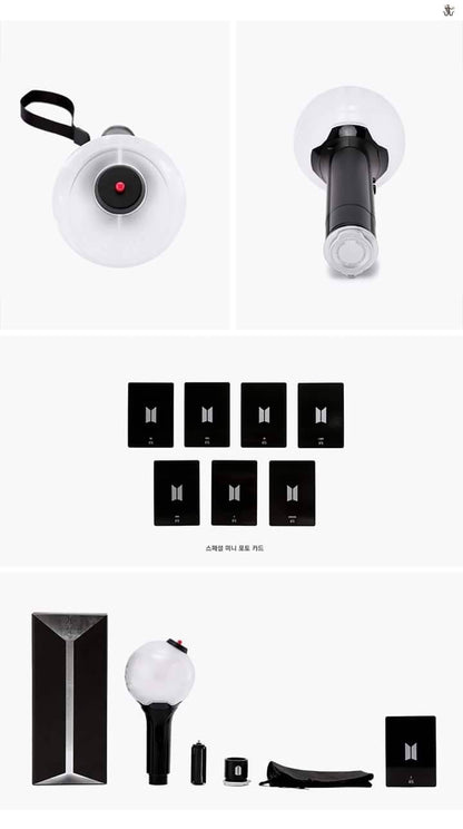 BTS Official ARMY Bomb Light Stick Ver.3 + BTS Funko Pop (Free Shipping w/Tracking Number)
