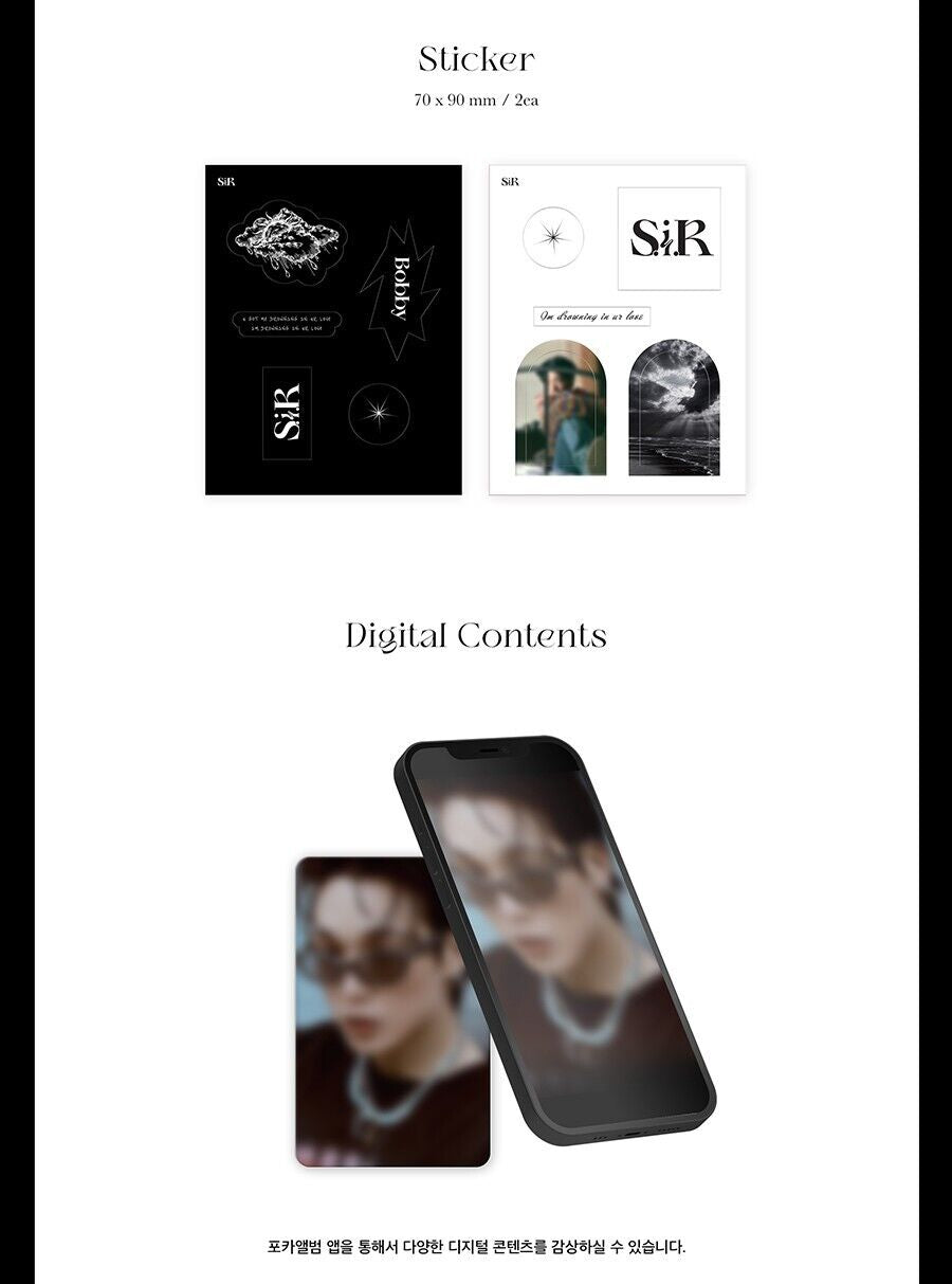BOBBY S.I.R 1st Solo Single Album POCA Version
