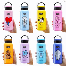 [LINE X BT21] Handle Vacuum Bottle 16fl.oz 473ml (Free Shipping)