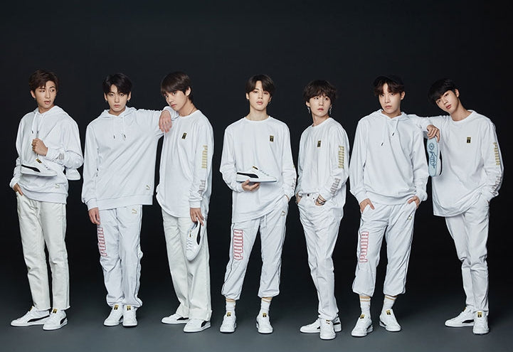[LIMITED EDITION: PUMA X BTS] BTS Basket Patent Sneakers