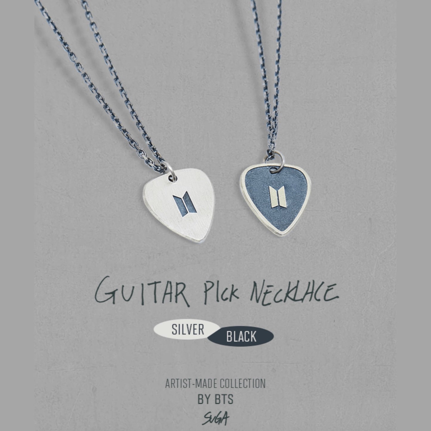 BTS Artist Made Collection - By BTS: SUGA (Guitar Pick Necklace)