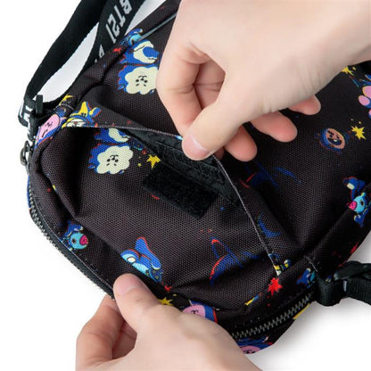 [LINE X BT21] Space Squad Pattern Cross Bag