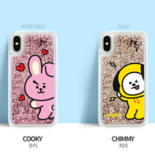 [LINE X BT21] Glitter Hang Out Comic Series Case for iPhone