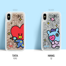 [LINE X BT21] Glitter Hang Out Comic Series Case for iPhone
