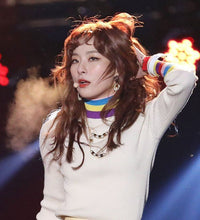 Seulgi's Style Colorful Sweater