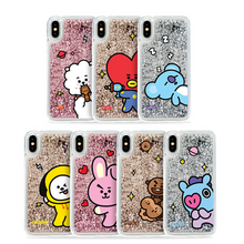 [LINE X BT21] Glitter Hang Out Comic Series Case for iPhone