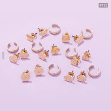 [BT21 JAPAN] Earrings + Earcuff Set