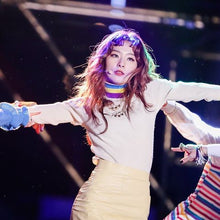 Seulgi's Style Colorful Sweater